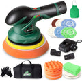 Cordless Car Buffer Polisher with 2pcs 12V Lithium Rechargeable Battery Brushless Polisher with Variable Speed, 2.0Ah Portable Buffer Kit D293535