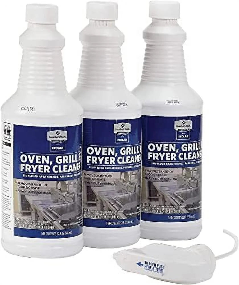 3 Pack Grill Oven And Fryer Cleaner 32 OZ D41210