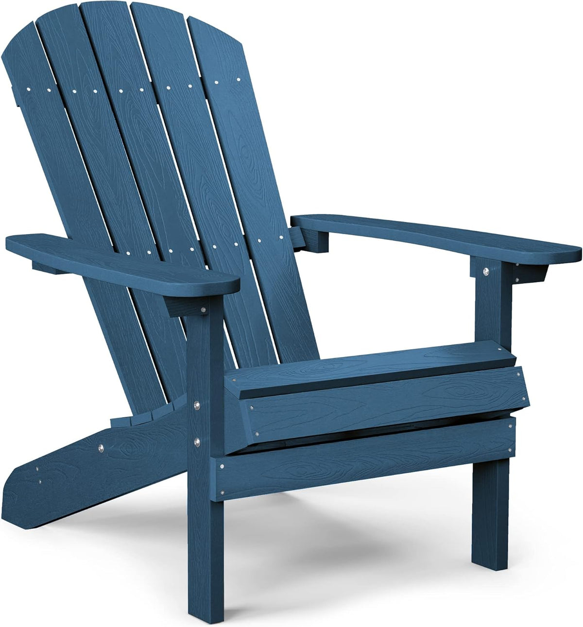 Blue Plastic Adirondack Chair O43417