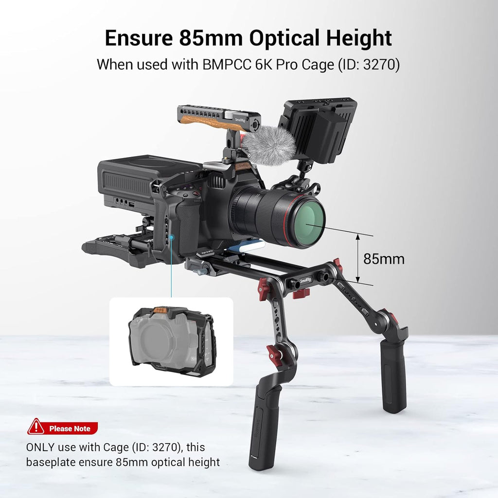 Universal LWS Baseplate with Dual 15mm Rod Clamp E494280