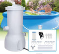 1000 GPH Clear Cartridge Filter Pump for Above Ground Pools, 110-120V with GFCI, Pack of 2 B29614