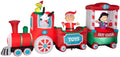 Christmas Airblown Inflatable Train Scene, 7.5 ft Tall, Multi R428