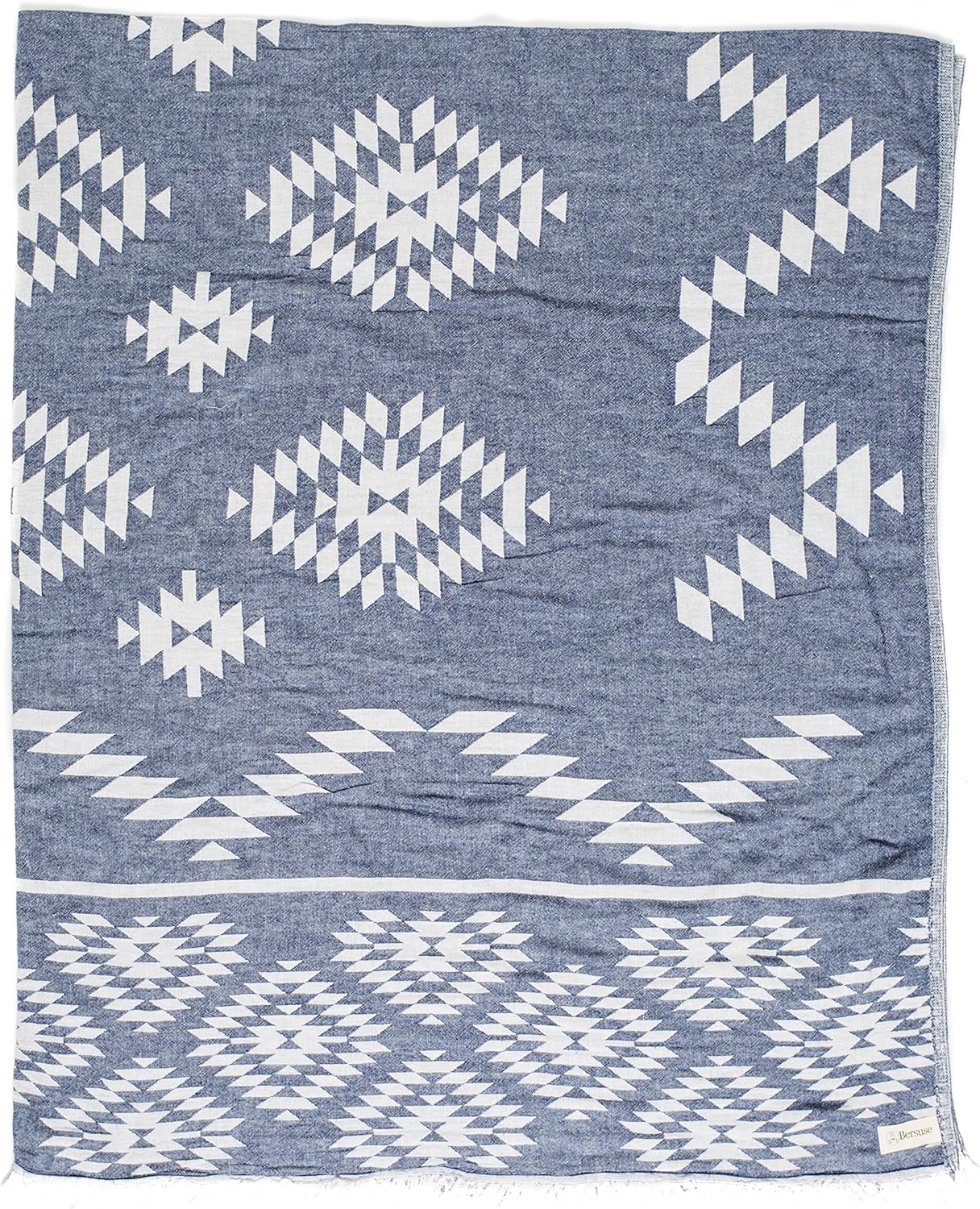 100% Cotton Silver Grey Throw Blanket Turkish Towel Z50171