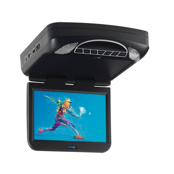 10.1 inch Drop Down DVD Player with HDMI Input and IR Headphones U741852