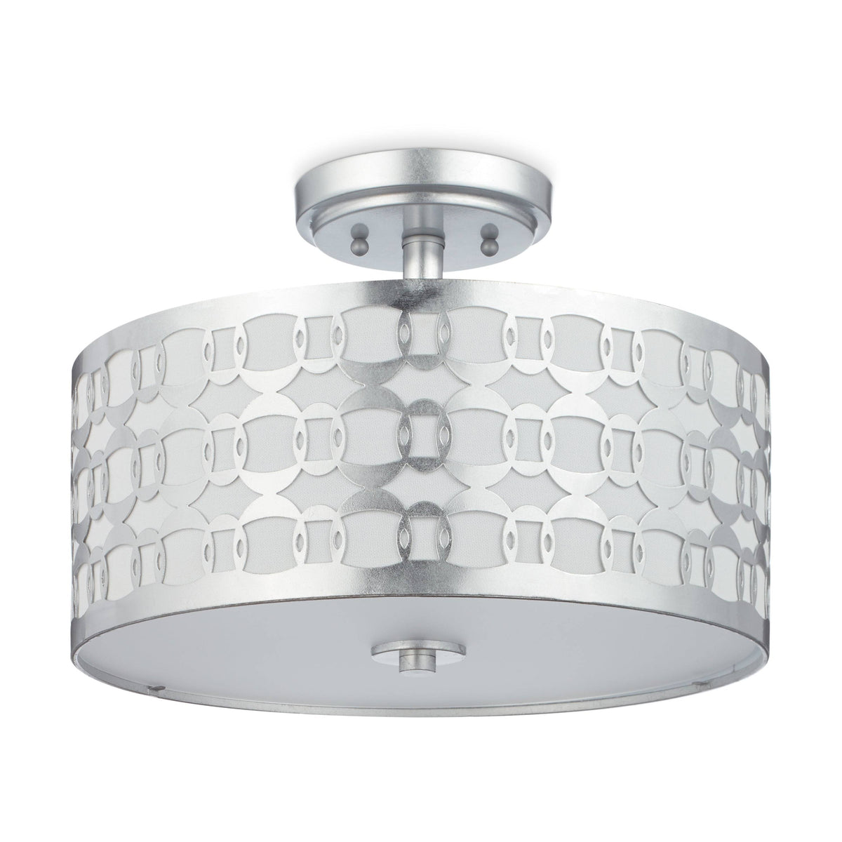 Silver 3-Light Flush Mount L667228
