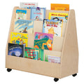 Double-Sided Wooden Bookcase K289821