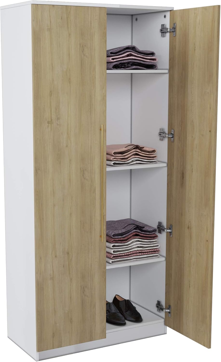 Slate Gray/Black 70 Inch Storage Cabinet and Armoire R149