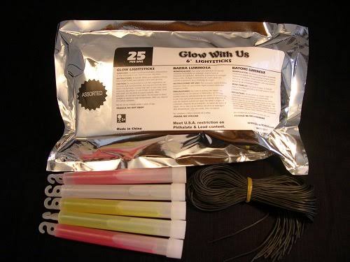 100 Industrial Grade Blue Light Sticks Y682