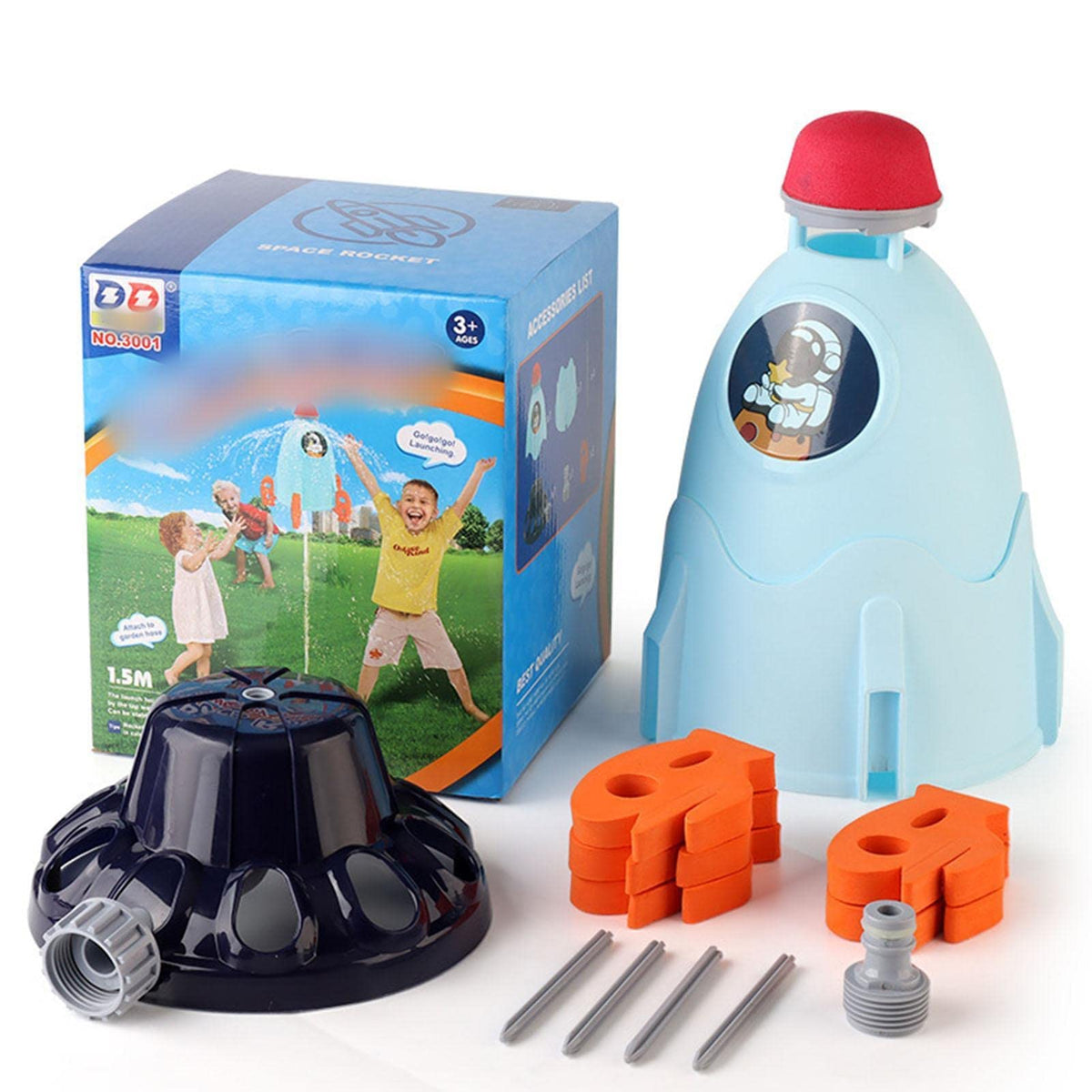 Water Rocket Sprinkler Toy for Kids M7780