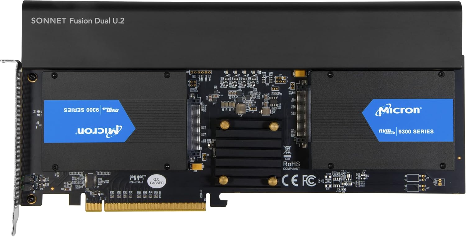 Dual U.2 SSD PCIe Card J237