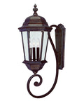 Walnut Patina Wall Mount Lantern V9679