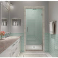 Polished Chrome Hinged Frameless Shower Door B523