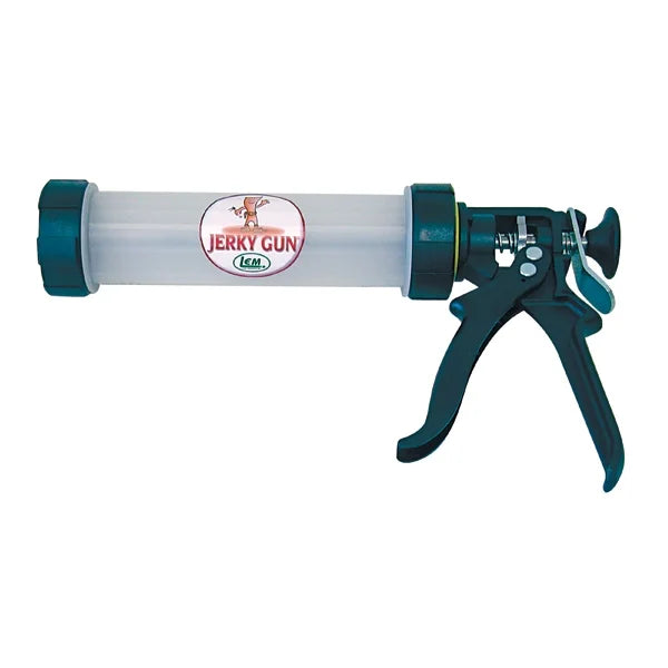Black & Clear ABS Plastic Stainless Steel Jerky Gun F11920