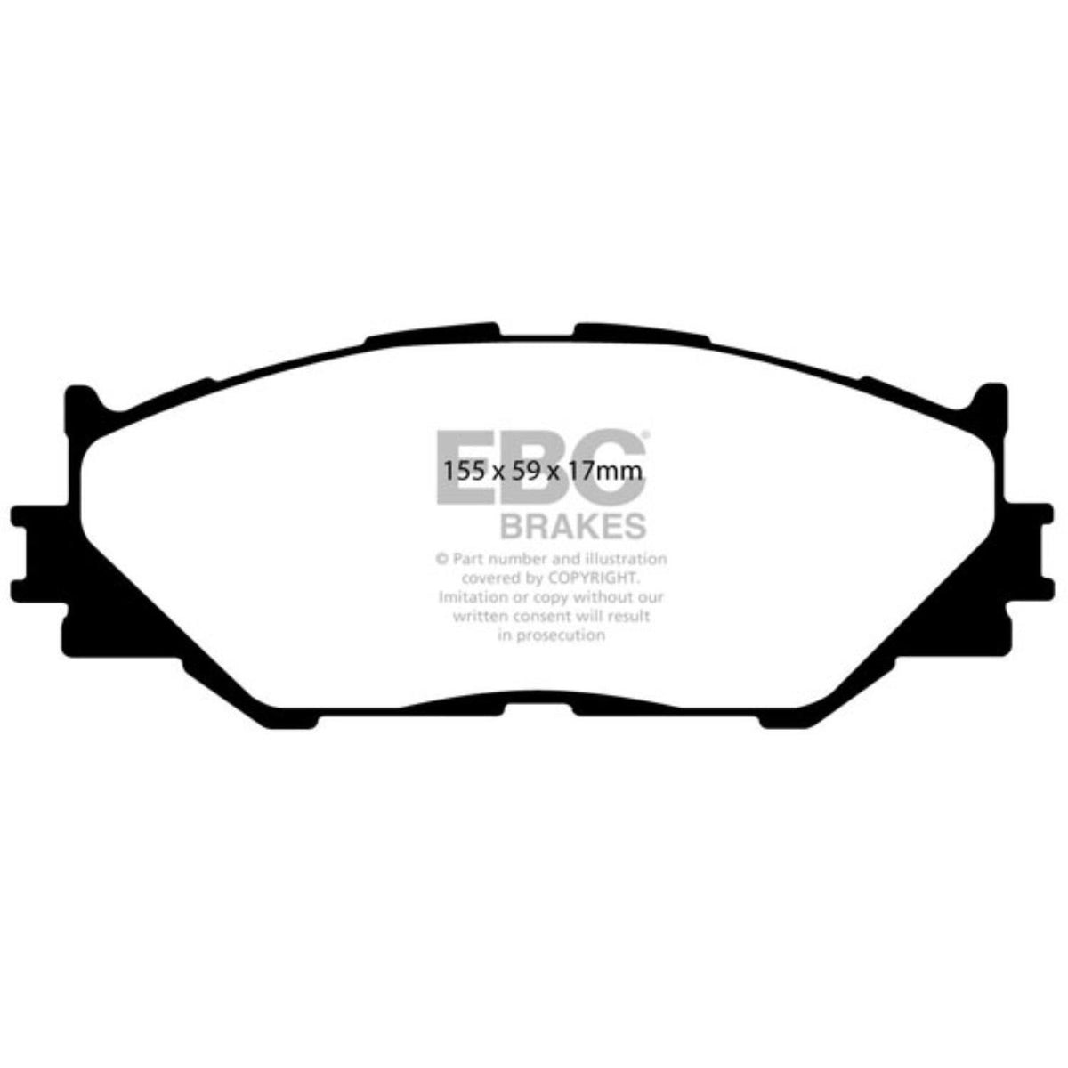 EBC Redstuff Brake Pads Z9704