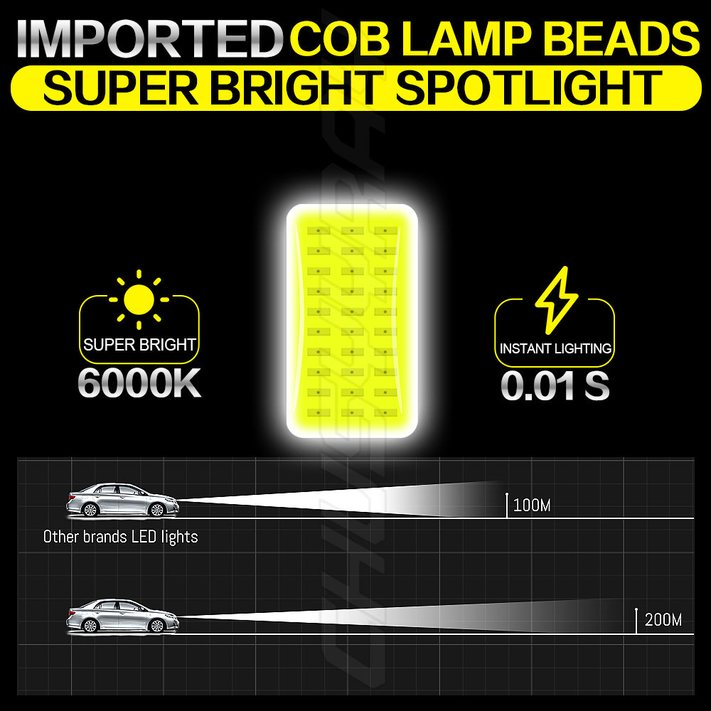 9007 & H11 LED Headlight Fog Light Bulb Q54544