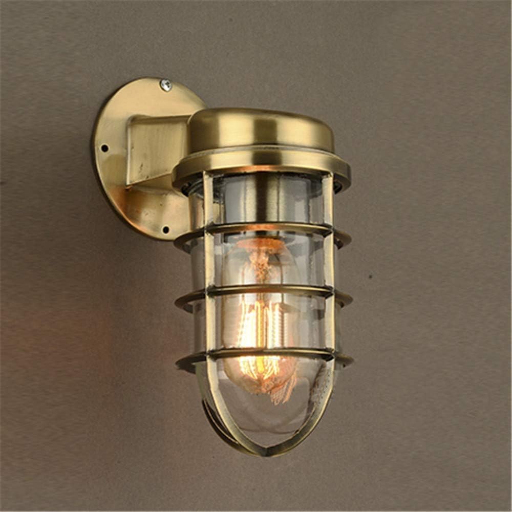 Green Finish Metal Cage Wall Sconce W32695