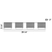 Chrome LED Bathbar W9644