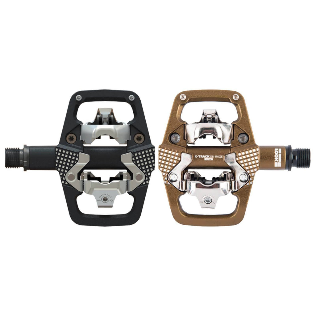 Black MTB Clipless Pedals Aluminum Body Cr-Mo Axle X933