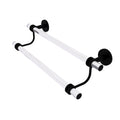 Matte Black Double Towel Bar V667332