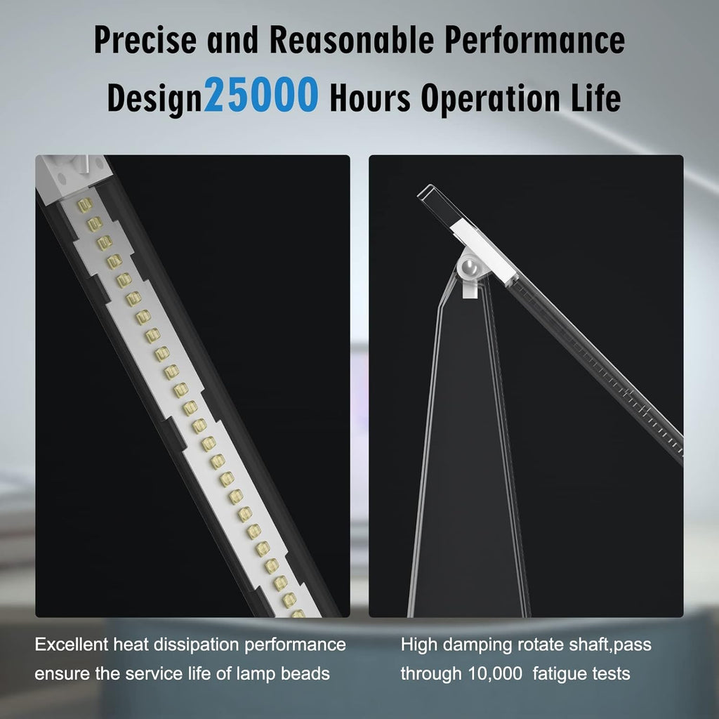 LED Desk Lamp with RGB Colors, Stepless Dimmable K53659