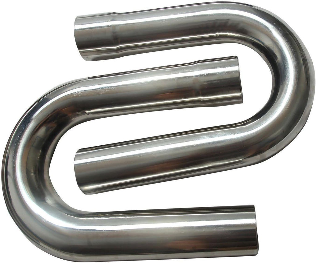 Stainless Steel T304 8PCS 2.5" Mandrel Pipe Straight and U-Bend Kit R31856