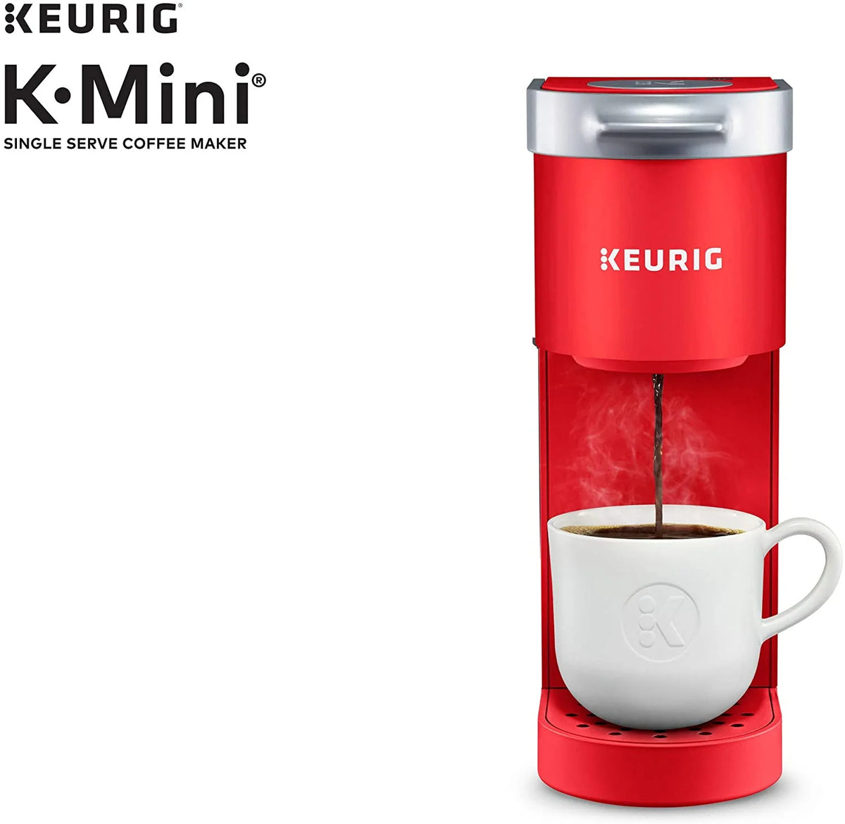 Poppy Red Single Serve K-Cup Pod Coffee Brewer I1922