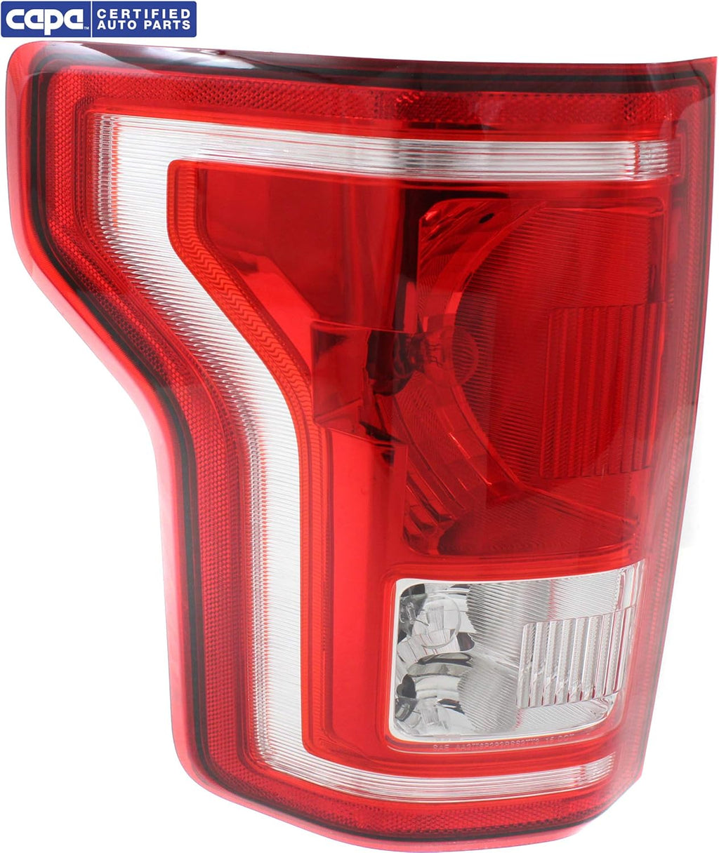 Tail Light Assembly Clear Red Lens Driver Side Z687