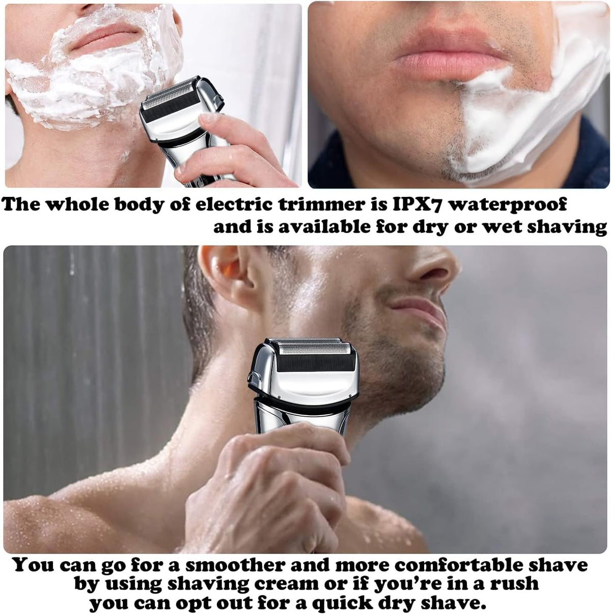 Silver Electric Foil Shaver, Pack of 2 E7815