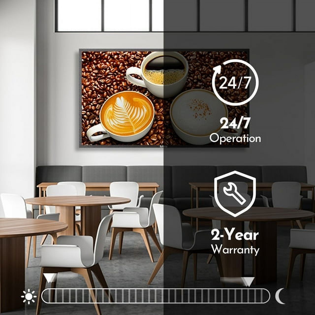 43 inch 2000nits IP66 Waterproof 4K UHD TV Y470320