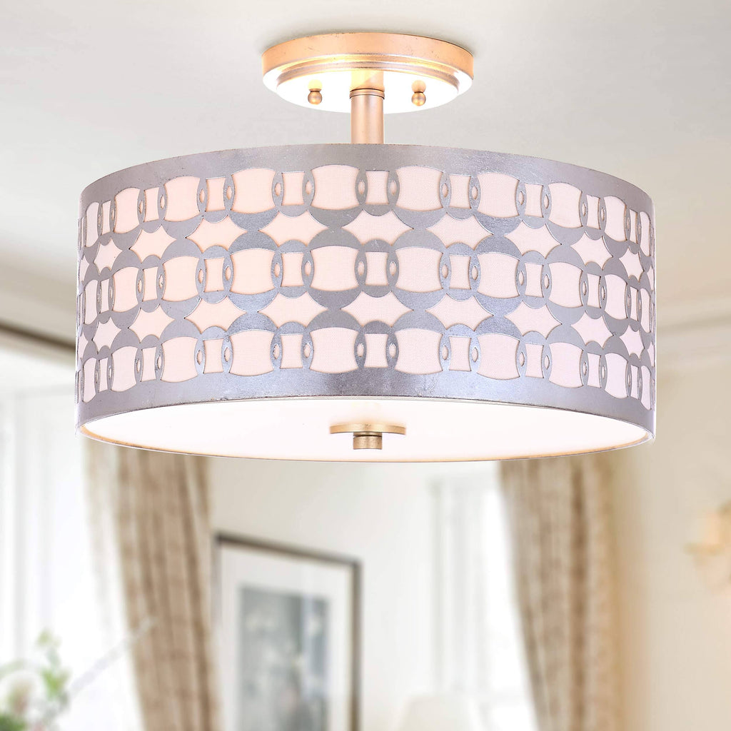 Silver 3-Light Flush Mount L667228