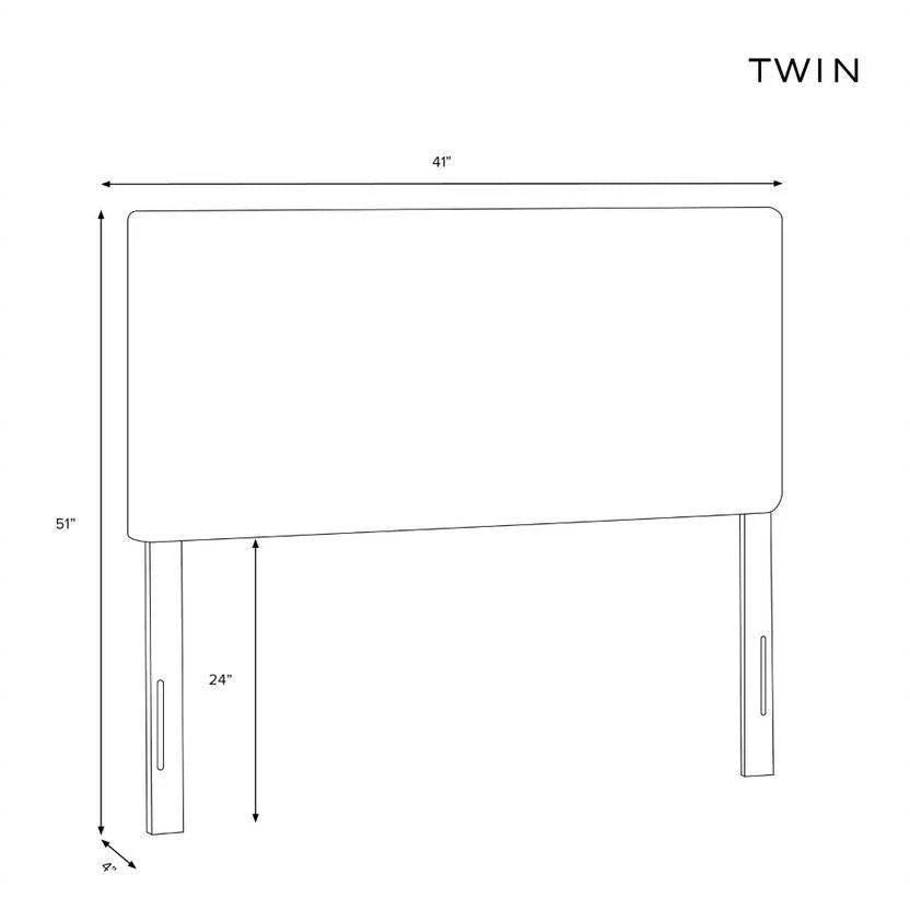 Twin Headboard Velvet Navy P697351