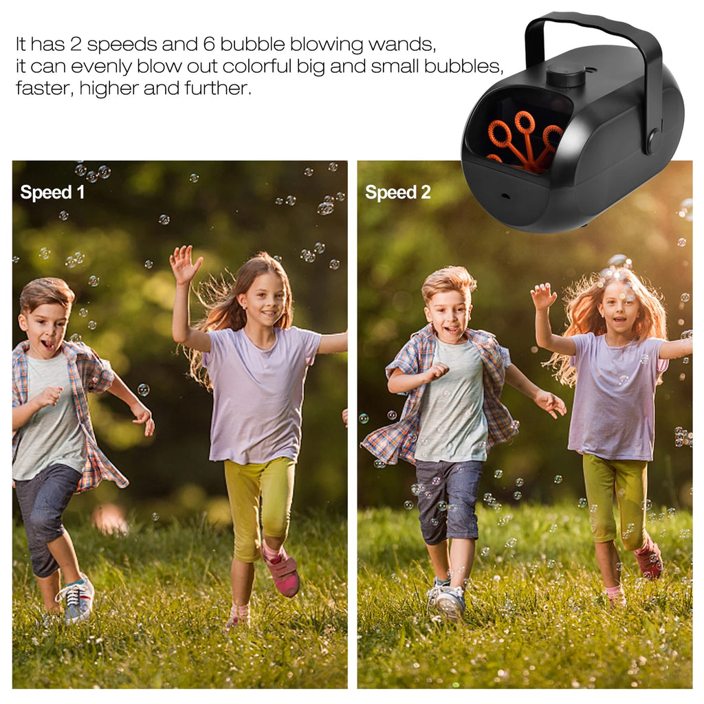 Portable Rechargeable Bubble Machine E946187