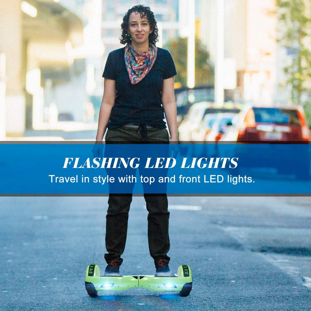 6.5 Inch Self Balancing Hoverboard with Bluetooth and LED Lights X938879