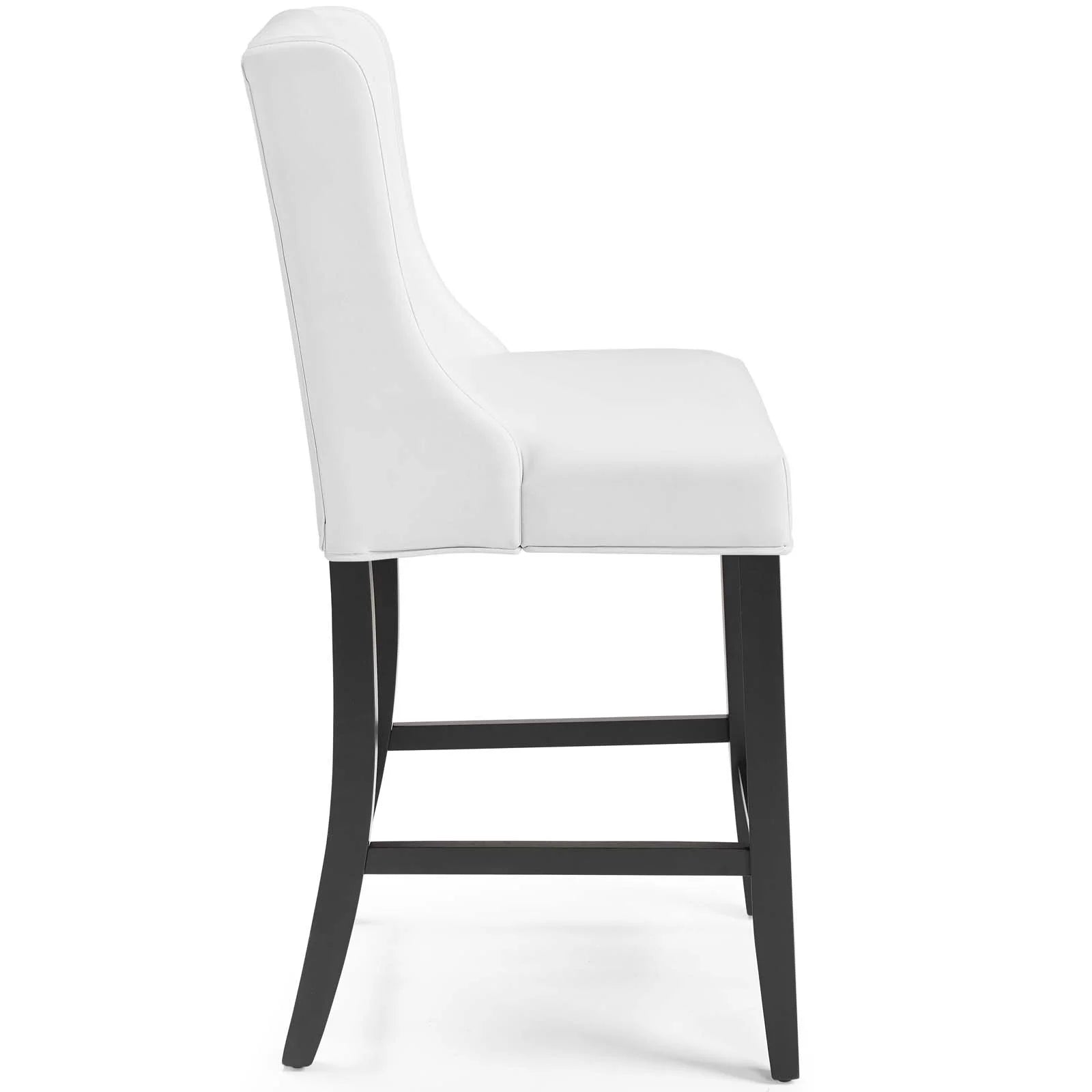 White Faux Leather Counter Stool M405