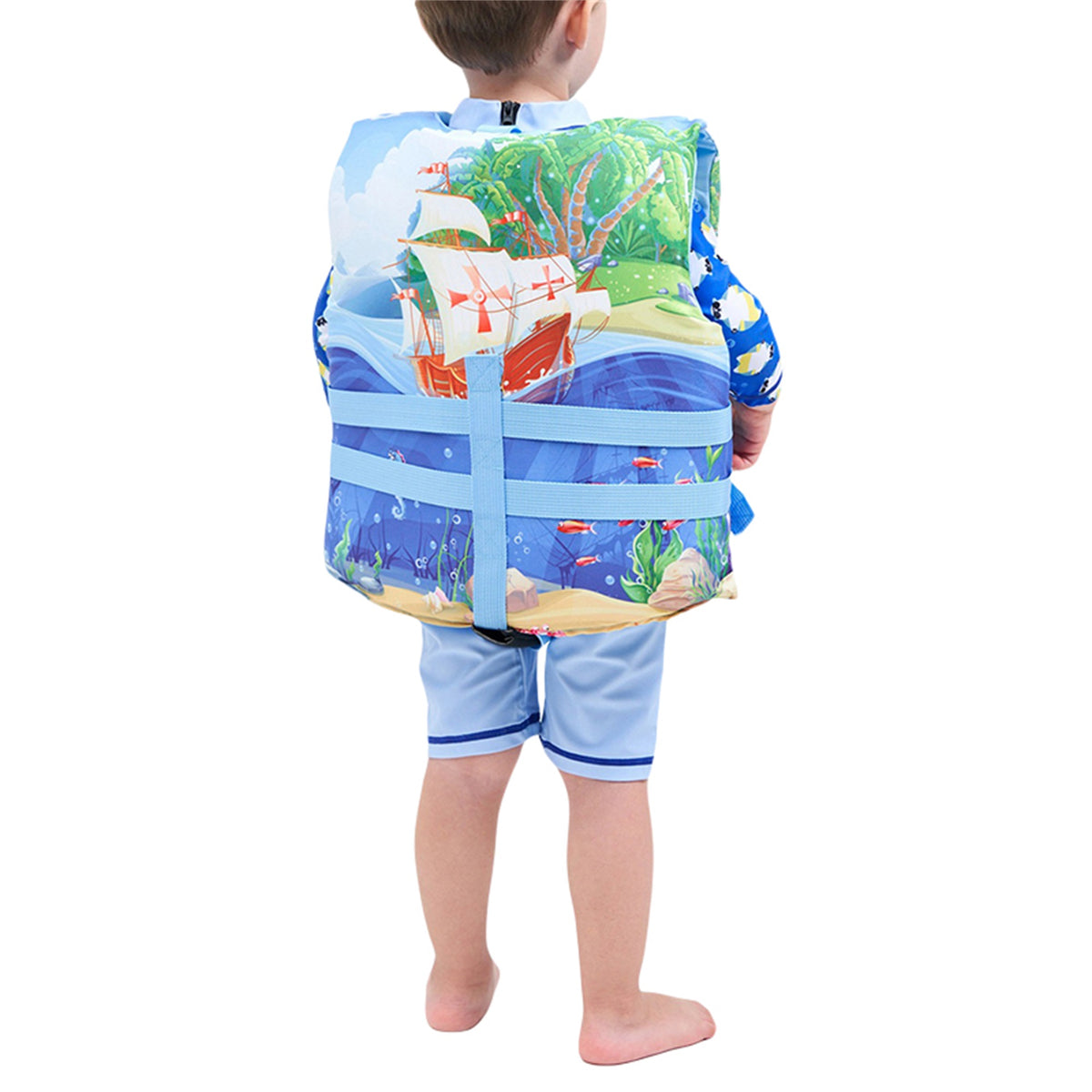 Cartoon Swim Vest with Adjustable Safety Strap V226333