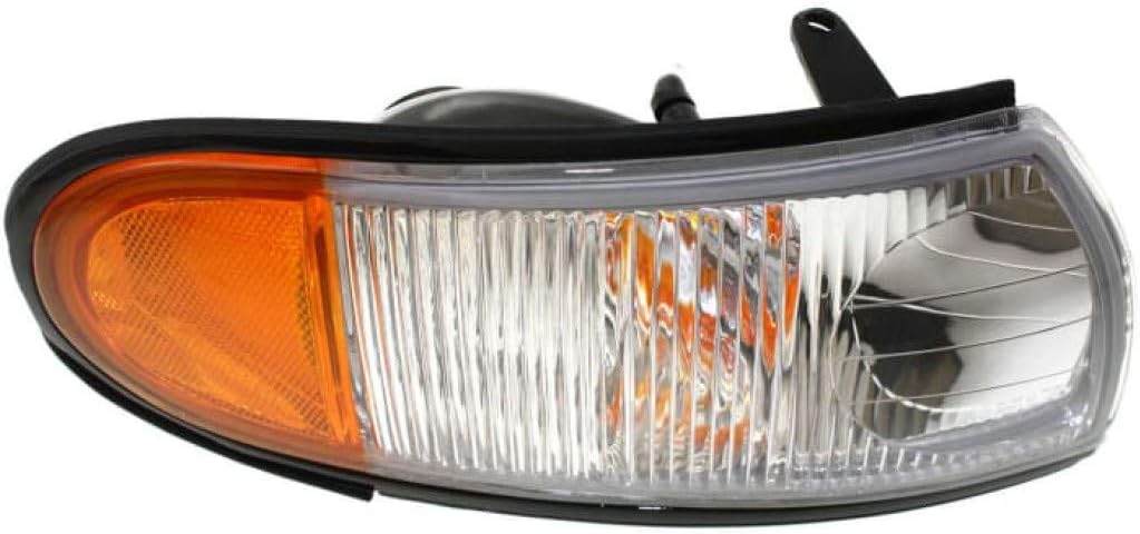 Passenger Side Corner Light for Nissan Quest 1996 1997 1998 Clear Amber Lens Pack of 2 P243