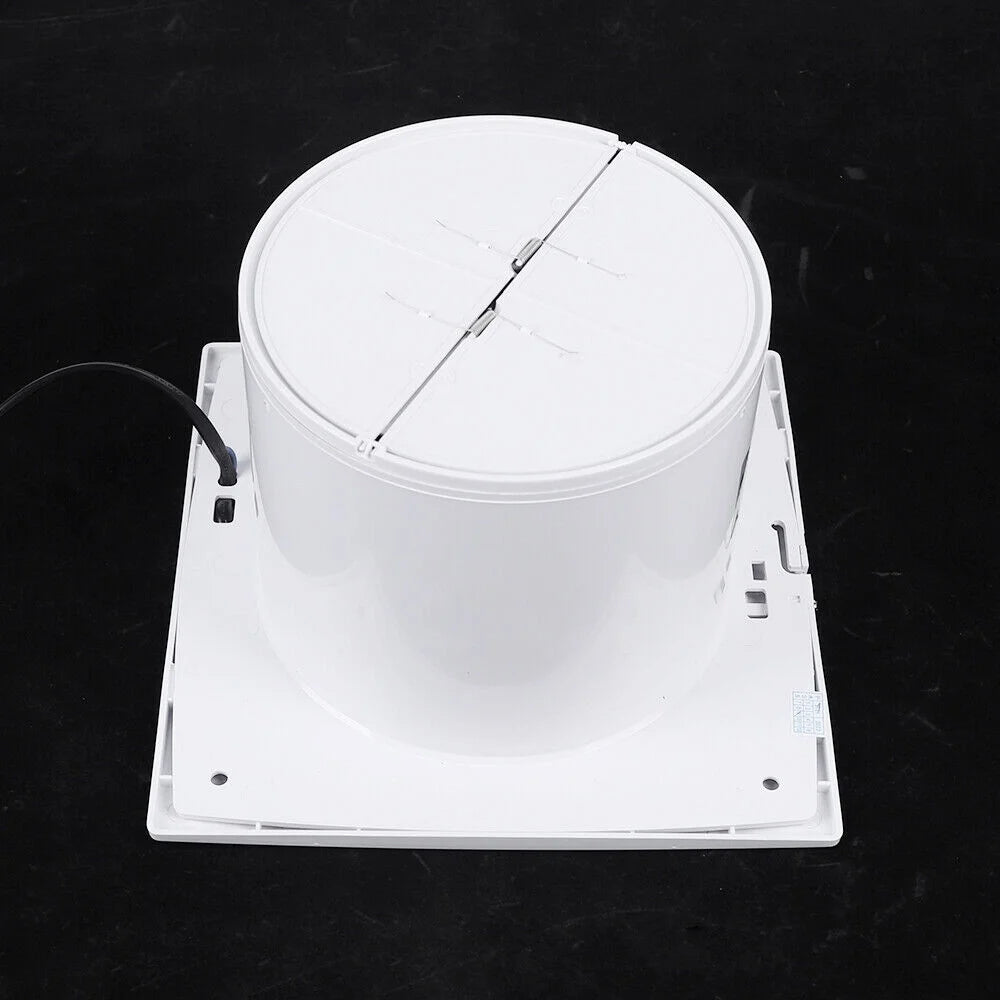 Wall-Mounted Square Exhaust Fan 6" Ventilation Extractor Fan 110V S820404