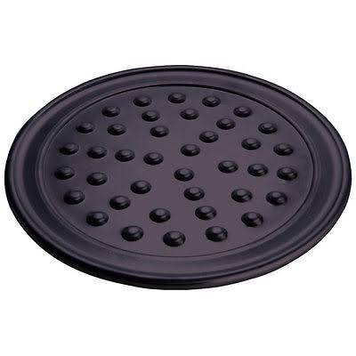 11" Hard Coat Anodized Aluminum Pizza Pan with Nibs U662137