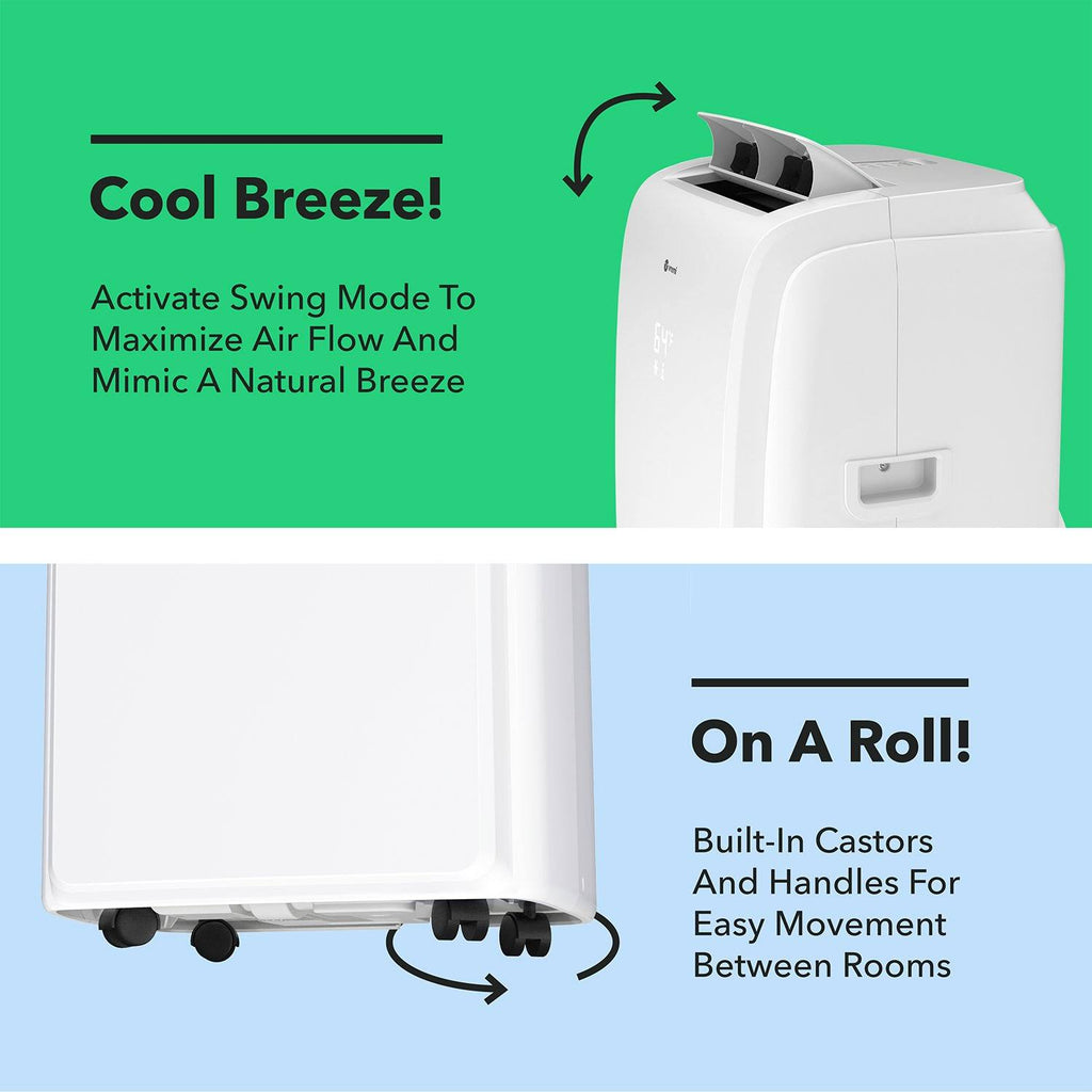12,000 BTU Portable Air Conditioner with LED Display and Remote F570