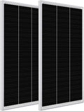 12 Volt 200 Watt Monocrystalline Solar Panel, 2 Pack of 12V 100W B92378