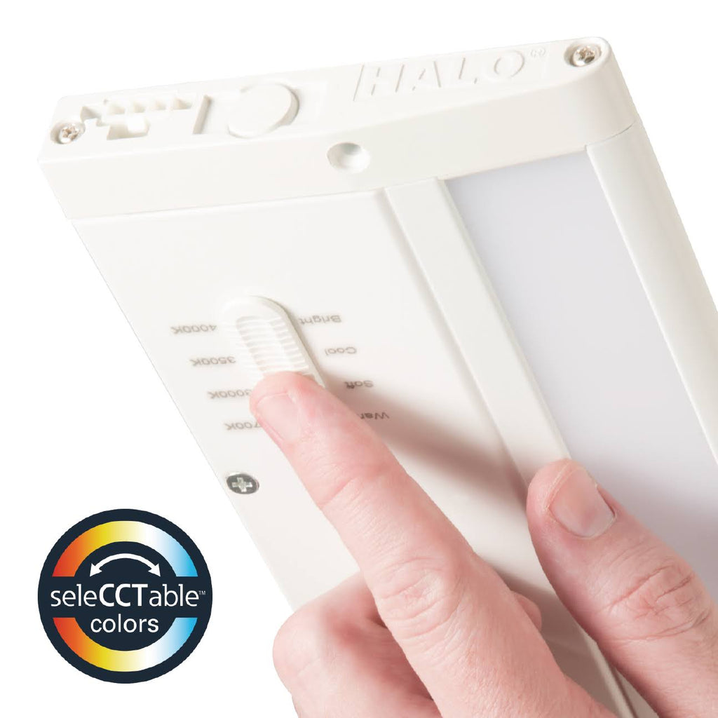 White Selectable CCT USB Port Undercabinet N98234