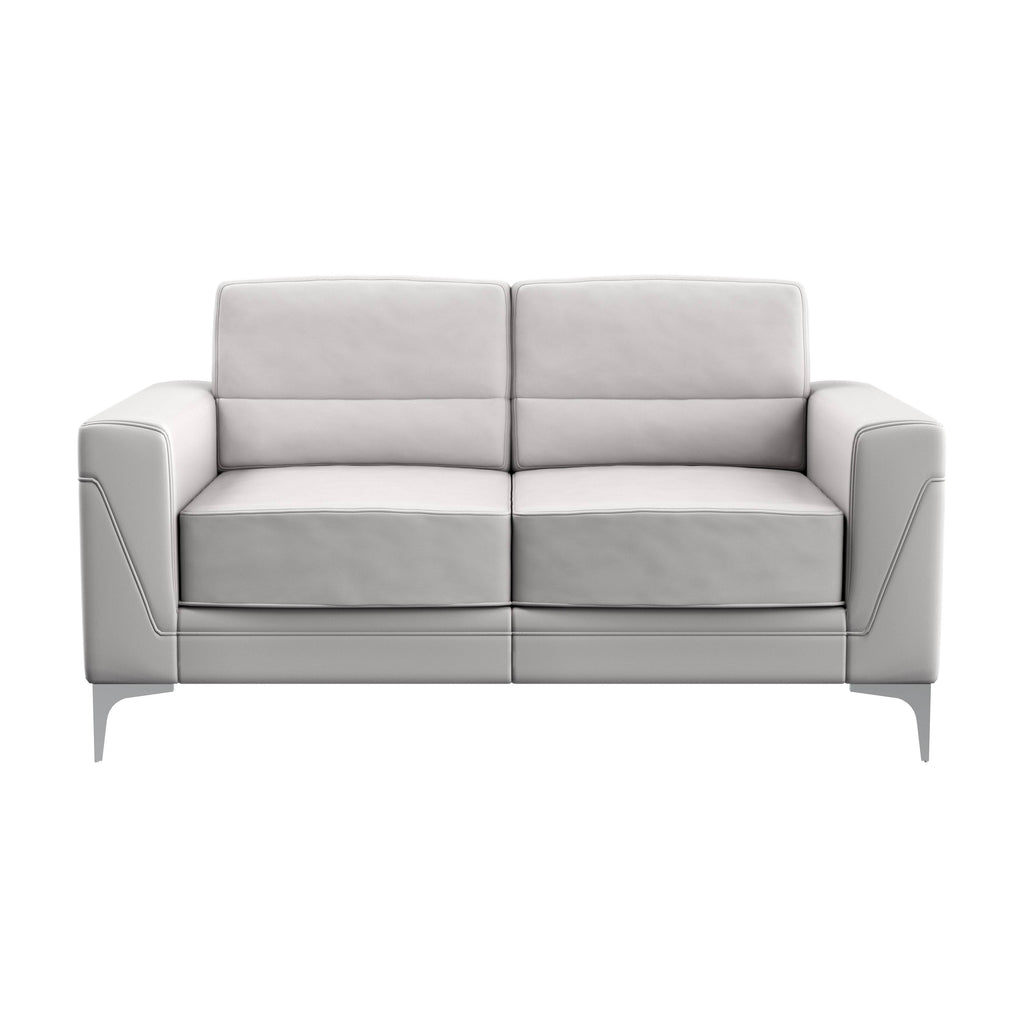 Light Grey Loveseat X20887