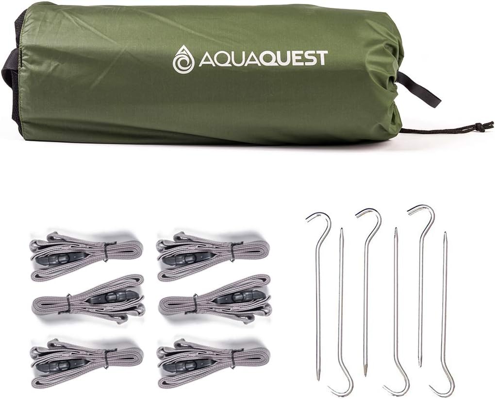 20x13 ft Olive Drab Waterproof SilNylon Camping Shelter Pack of 2 P763658