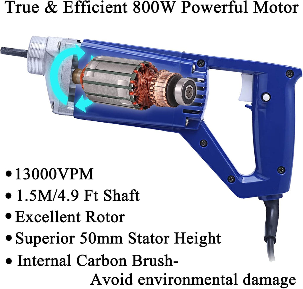 800W Hand Held Electric Concrete Vibrator D437448