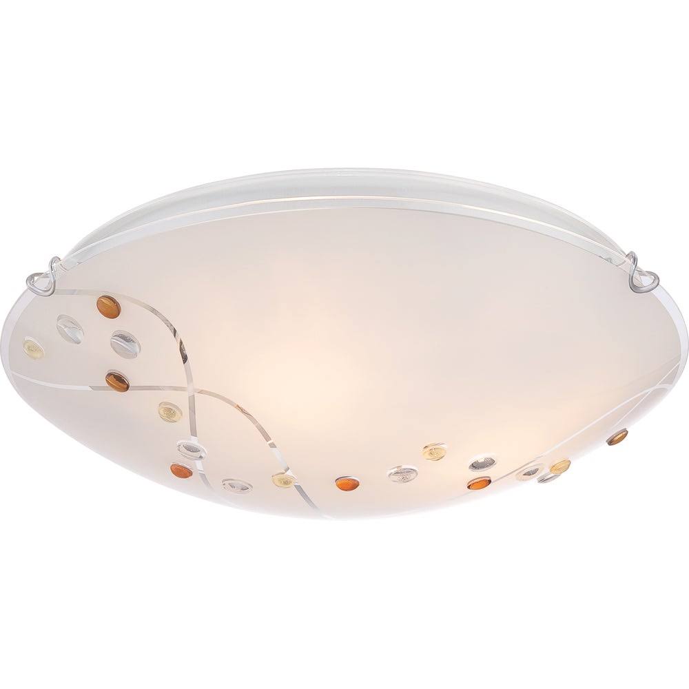 Polished Chrome 3-Light Flush Mount Y7207
