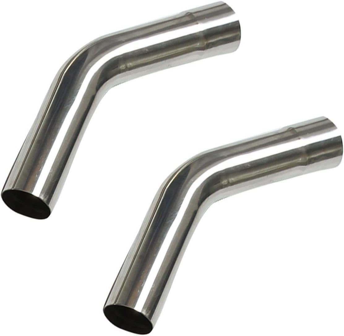 Stainless Steel T304 8PCS 2.5" Mandrel Pipe Straight and U-Bend Kit R31856