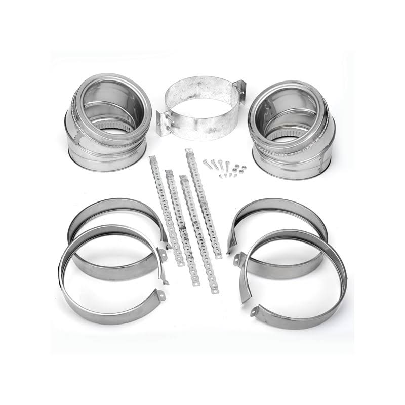 6 inch Inside Diameter 30 Degree Elbow Kit, Silver Z769649