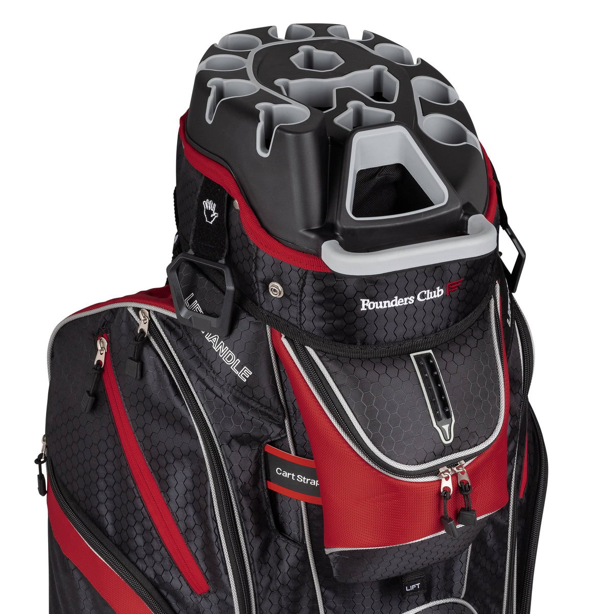 Red 14 Way Cart Bag U52029