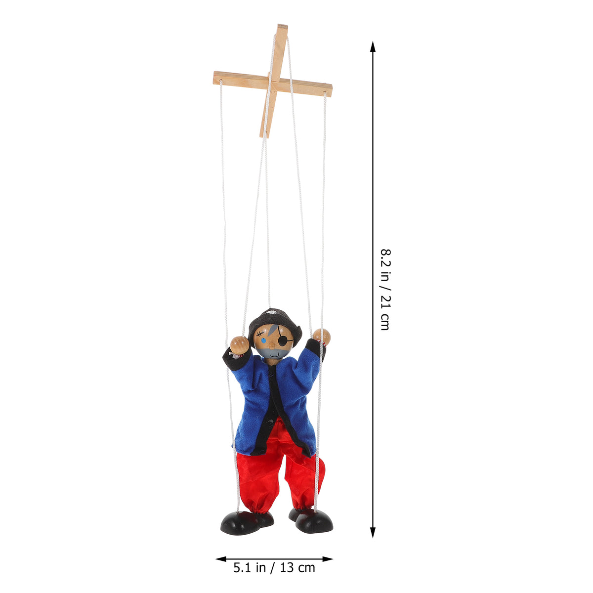 Pirate String Marionette Puppet Toy Q341