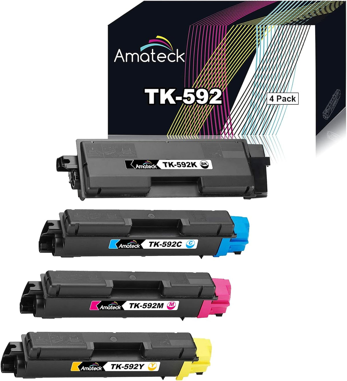 Compatible Toner Cartridge 4 Pack Z444
